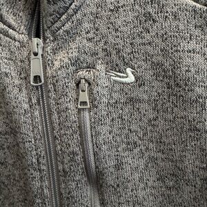 Southern Marsh Heather Gray Zip-Up Sweater